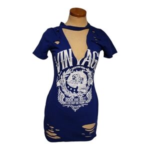 JNK Cut Shirt Women's Small Vintage Rock and Roll Festival